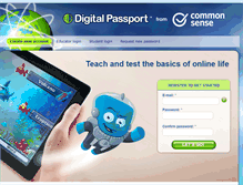 Tablet Screenshot of digitalpassport.org
